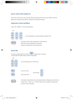 Mixer HC - Starlab Group