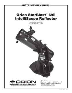 Orion StarBlast&trade; 6/6i IntelliScope Reflector