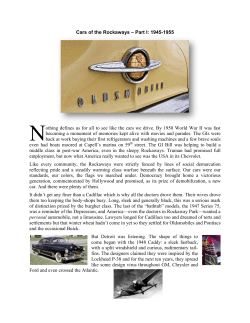 Cars of the Rockaways &ndash; Part I