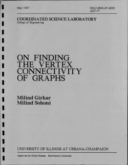 on finding the vertex connectivity of graphs