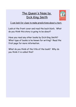 The Queen`s Nose by Dick King Smith