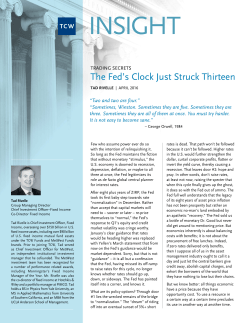 The Fed`s Clock Just Struck Thirteen