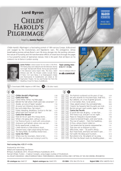 Childe Harold`s Pilgrimage