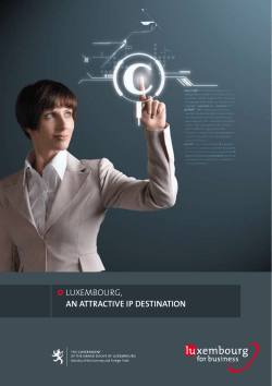 Luxembourg, an attractive iP destination