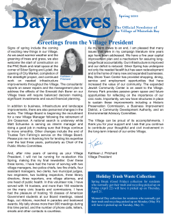 2011 Spring News Magazine