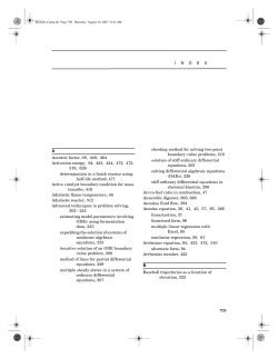 709 INDEXA Acentric factor, 39, 249, 264