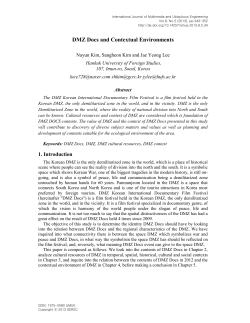DMZ Docs and Contextual Environments