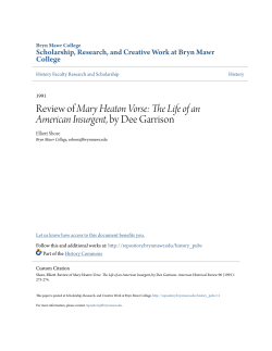 The Life of an American Insurgent, by Dee Garrison