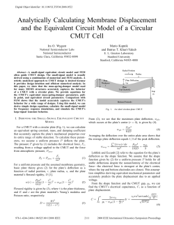 Analytically Calculating Membrane Displacement and the