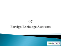 Foreign Exchange Accounts - E