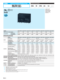 Catalog - COSEL Co., Ltd.