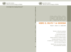 naciones unidas: foro sobre eldelito ylasociedad