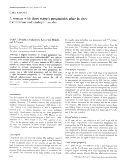 A woman with three ectopic pregnancies after in