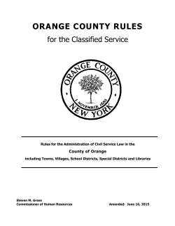 R U L E S  F O R  T H E  A D M I N I S T R A T I O N