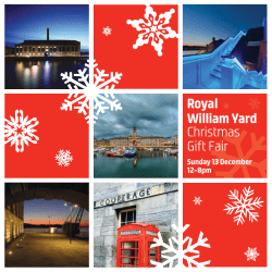 Royal William Yard Christmas Gift Fair