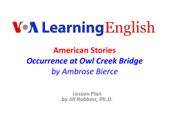 An Occurrence at Owl Creek Bridge by Ambrose Bierce