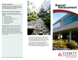 Sexual Harassment - Everett Community College