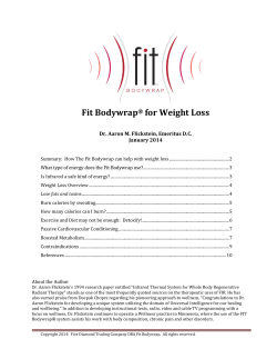 Fit Bodywrap&reg; for Weight Loss