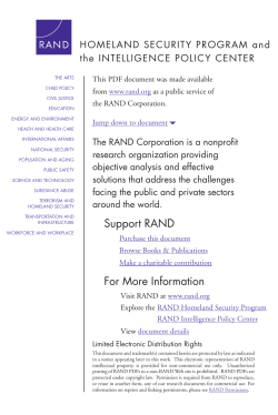 Reorganizing U.S. Domestic Intelligence: Assessing the Options