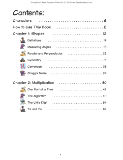 Contents - Beast Academy