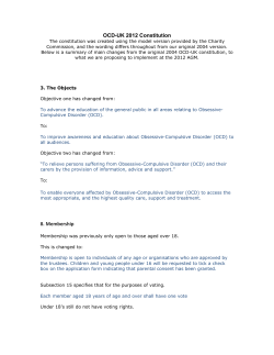 OCD-UK 2012 Constitution 8. Membership