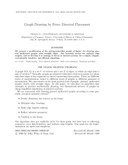 Graph Drawing by Force&ndash;Directed Placement - dcc
