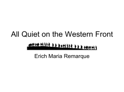 All Quiet on the Western Front