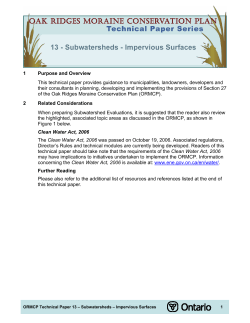 Impervious Surfaces