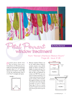 Petal Pennant - Martha Pullen