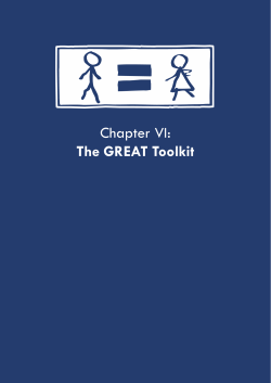 Chapter VI: The GREAT Toolkit