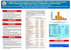 Preoperative P-wave predicts of atrial fibrillation after coronary artery