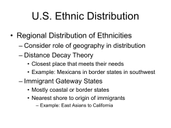 US Ethnic Distribution