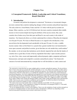 Chapter 2: A Conceptual Framework: Beliefs, Leadership and