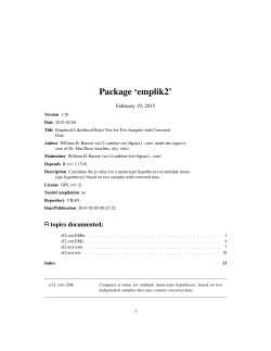 Package `emplik2`