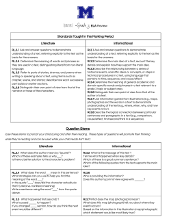 Quarter 2​ ~​Grade 3 - Middletown City School District