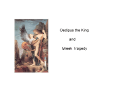 Oedipus the King and Greek Tragedy