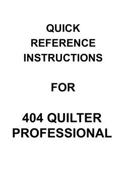 404 quilter professional - British Ironing Press Company