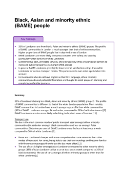 Black, Asian and minority ethnic (BAME) people