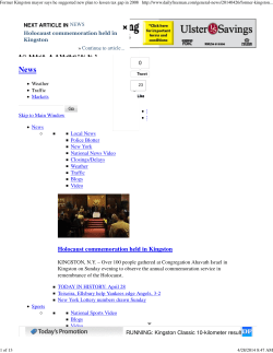 Former Kingston mayor says he suggested new