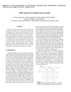 Multi-Agent Inverse Reinforcement Learning - First-MM