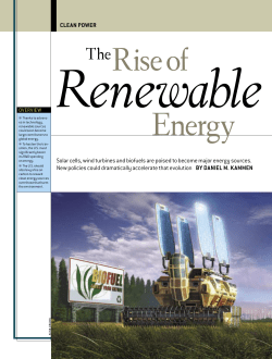 The Rise of Renewable Energy