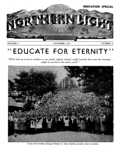 Northern Light for 1954 - Vol. 04