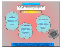 US1.10a Basic provisions of the Amendments 13th Amendment