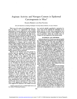 Arginase Activity and Nitrogen Content in