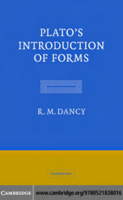 PLATO`S INTRODUCTION OF FORMS