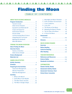 Finding the Moon - Delta Education