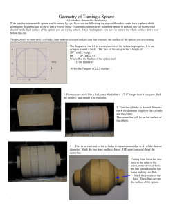 Geometry of Turning a Sphere