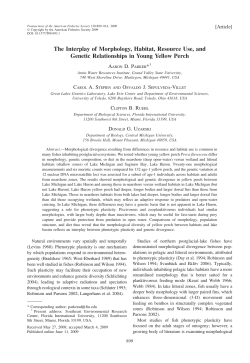 The Interplay of Morphology, Habitat, Resource Use, and Genetic