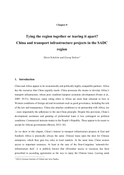 Tying the region together or tearing it apart? China and