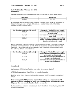 7.06 Problem Set 7 Answer Key 2003 7.06 Problem Set 7